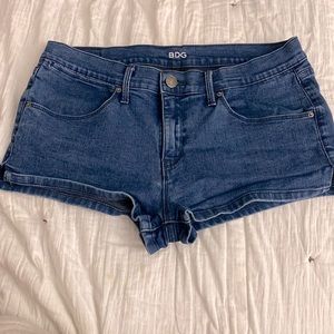 Super short denim shorts